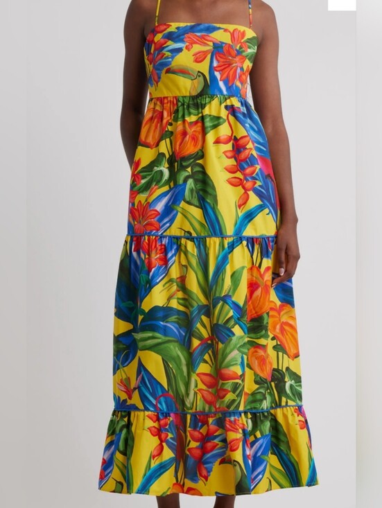 FARM Rio Dresses & Skirts - Farm Rio Bright Nature Maxi SunDress